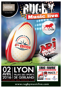 affiche 2016 Rugby Music Live